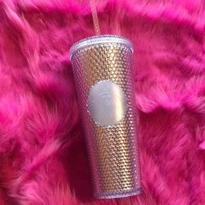 Starbucks crystal like plastic cup bling